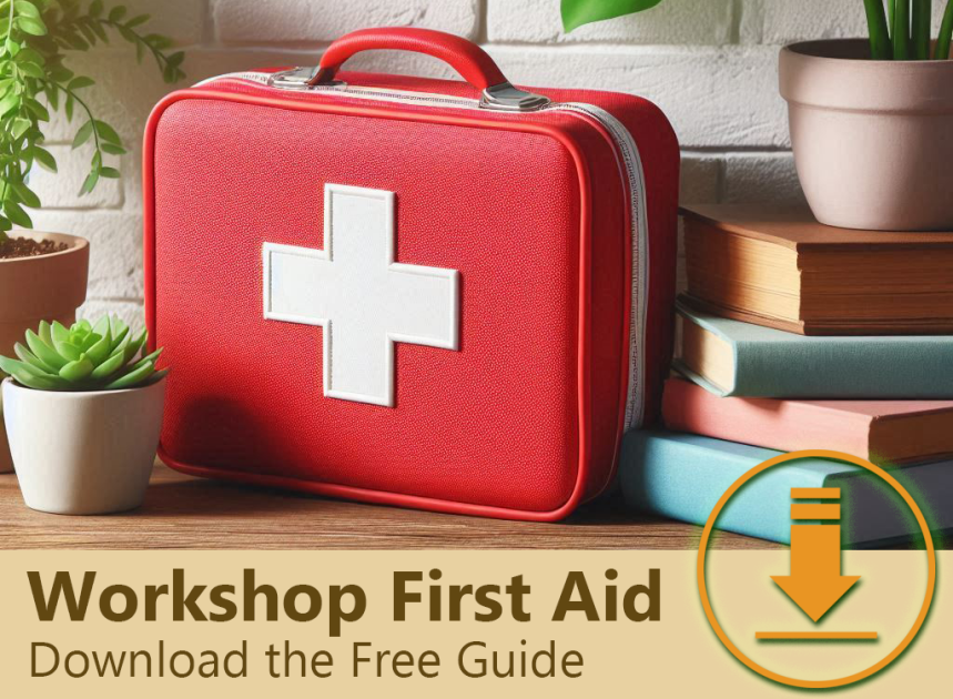 Free First Aid Gide for Woodworking Workshops